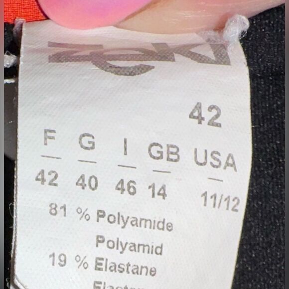 Zeki one piece monokini kaleidoscope butterfly deep back swimsuit - Picture 8 of 9